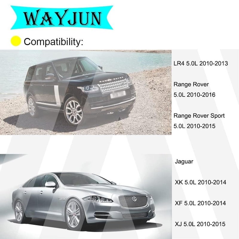 WayJun PCV Vavle Cover with Membrane kit (1 Pcs) Compatible with LR4 Range Rover & Sport Jaguar XF XJ XK 3.0L 5.0L LR041443 - Image 4